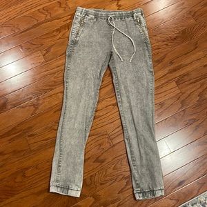 Boutique Denim Joggers, Size Medium